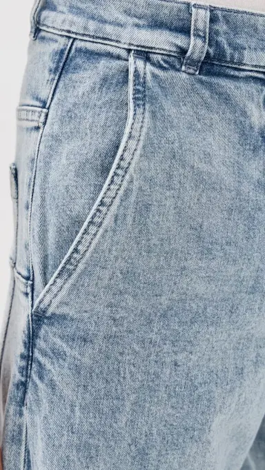Another Tomorrow Carpenter Denim Pants Light Blue Wash | Thumbnail 6 Another Tomorrow Carpenter Denim Pants Light Blue Wash | Thumbnail 6
