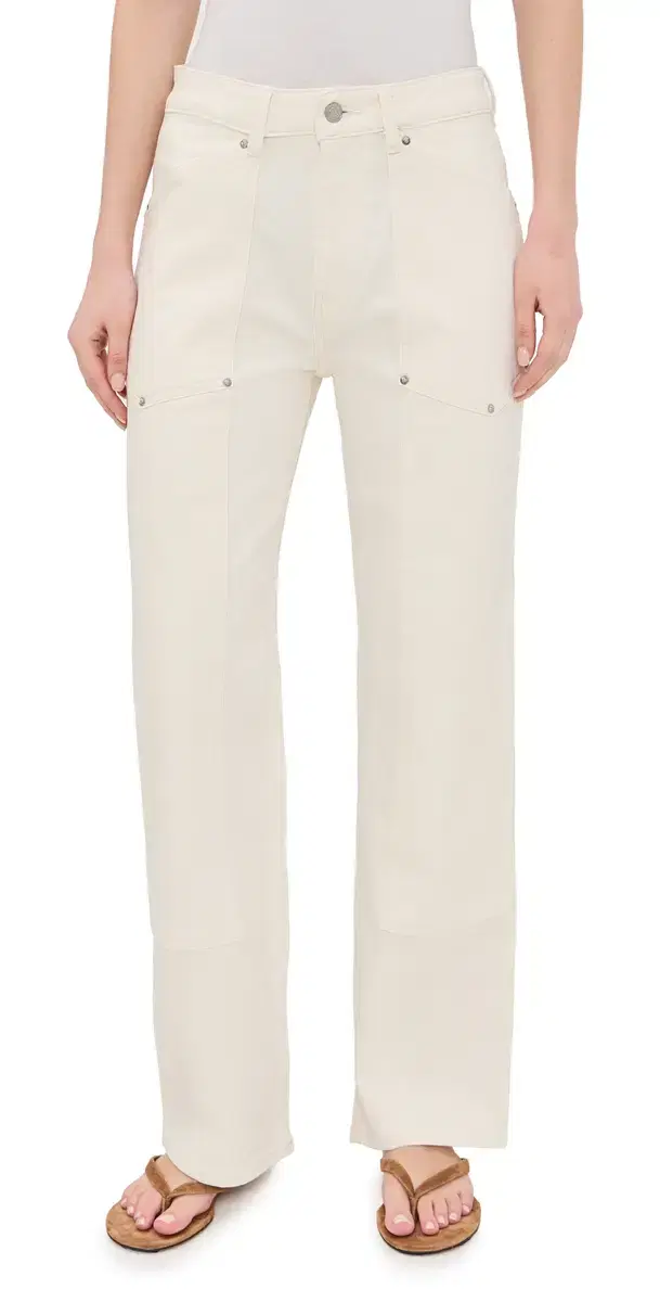 Sat Utility 90's Straight Jeans Ecru
