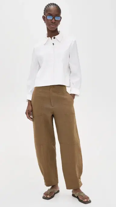 Theory Cropped Jacket White | Thumbnail 5 Theory Cropped Jacket White | Thumbnail 5