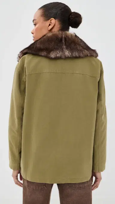 Nili Lotan Ronay Parka Olive Green | Thumbnail 3