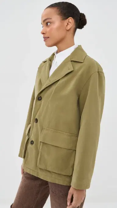 Nili Lotan Ronay Parka Olive Green | Thumbnail 4
