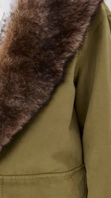 Nili Lotan Ronay Parka Olive Green | Thumbnail 6