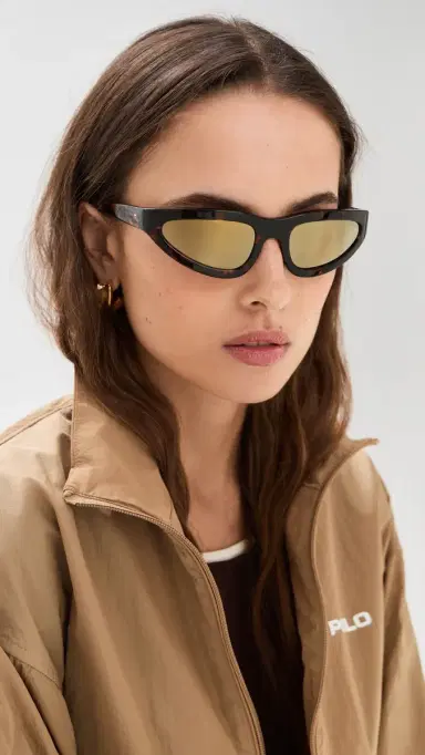 Elisa Johnson Sham Sunglasses Brown Tort Gold Mirror Lens | Thumbnail 3 Elisa Johnson Sham Sunglasses Brown Tort Gold Mirror Lens | Thumbnail 3