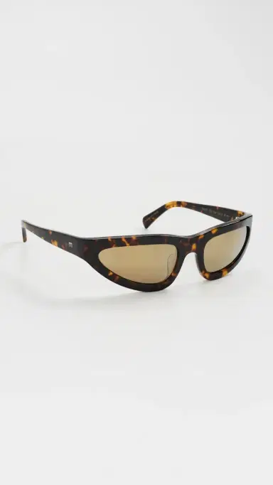 Elisa Johnson Sham Sunglasses Brown Tort Gold Mirror Lens | Thumbnail 4 Elisa Johnson Sham Sunglasses Brown Tort Gold Mirror Lens | Thumbnail 4