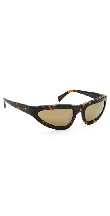 Elisa Johnson Sham Sunglasses Brown Tort Gold Mirror Lens | Thumbnail 1 Elisa Johnson Sham Sunglasses Brown Tort Gold Mirror Lens | Thumbnail 1