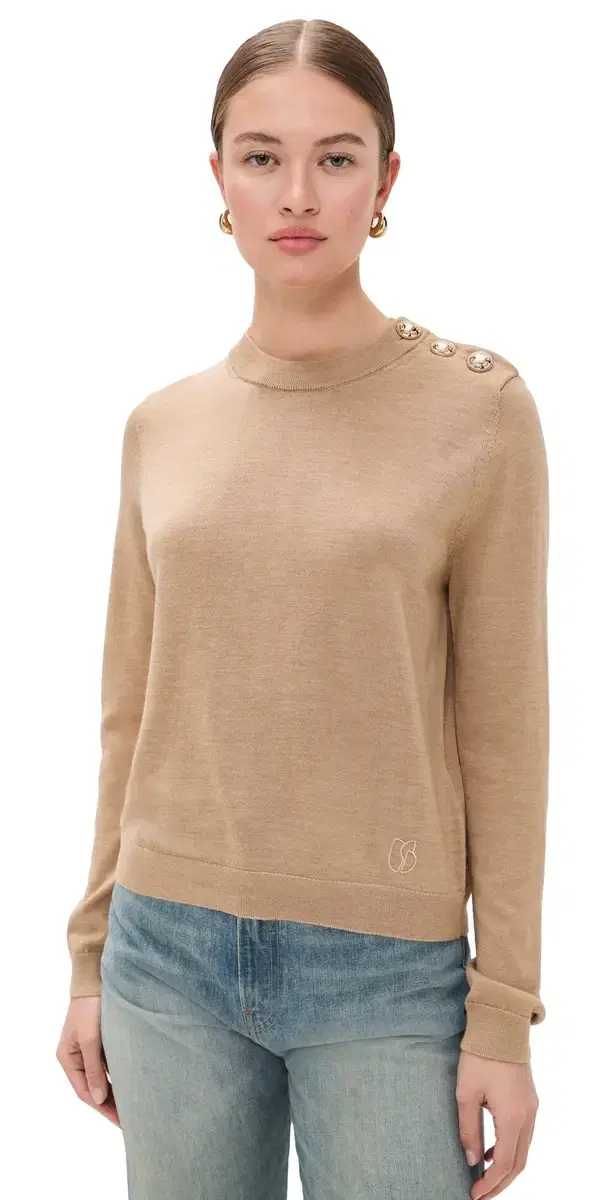 Pull Byleil Sweater Beige Chine