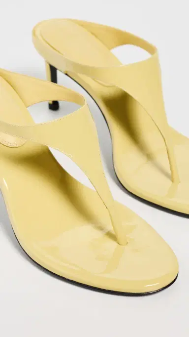 Black Suede Studio Laurel 65 Sandals Sunflower Patent Leather 41 | Thumbnail 6
