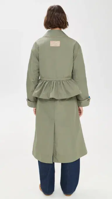 Damson Madder Myrtle Trench Coat Sage | Thumbnail 3 Damson Madder Myrtle Trench Coat Sage | Thumbnail 3
