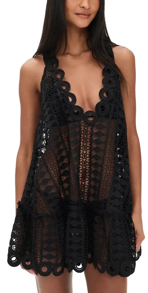 Ebony Dress Black Cotton