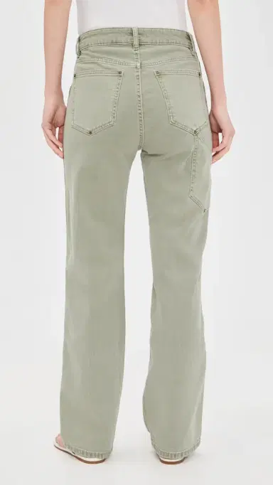 WARP + WEFT Sat Utility 90's Straight Leg Jeans Laurel Green 32 | Thumbnail 3 WARP + WEFT Sat Utility 90's Straight Leg Jeans Laurel Green 32 | Thumbnail 3