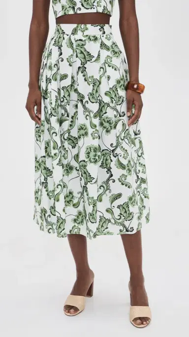 Misa Aggie Skirt Garden Paisley L | Thumbnail 2