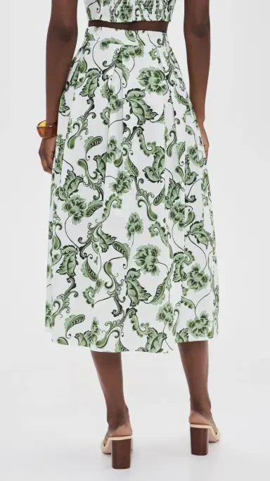 Misa Aggie Skirt Garden Paisley L | Thumbnail 3