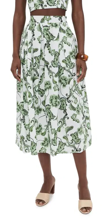 Misa Aggie Skirt Garden Paisley L | Thumbnail 1