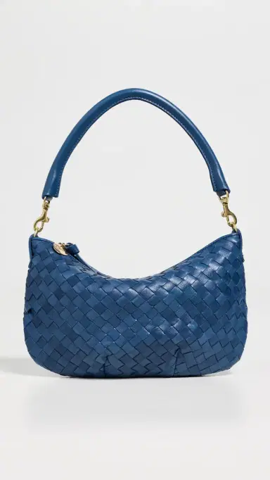 Clare V. Petit Moyen Messenger Bag French Blue One Size | Thumbnail 2