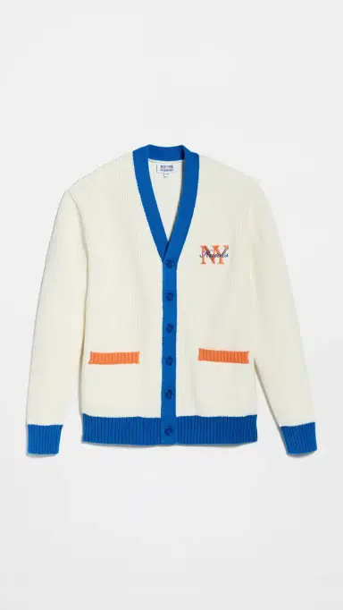 New York or Nowhere Knicks Rafters Cardigan Off White | Thumbnail 2 New York or Nowhere Knicks Rafters Cardigan Off White | Thumbnail 2