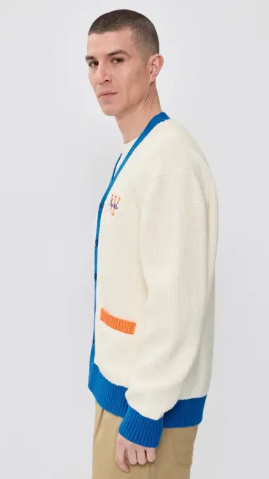 New York or Nowhere Knicks Rafters Cardigan Off White | Thumbnail 6 New York or Nowhere Knicks Rafters Cardigan Off White | Thumbnail 6