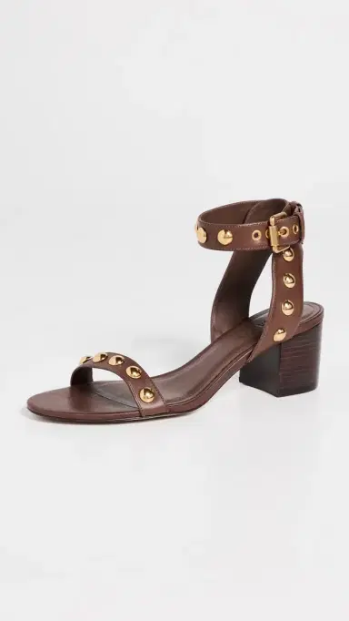 FARM Rio Leather Block Sandals Walnut | Thumbnail 2 FARM Rio Leather Block Sandals Walnut | Thumbnail 2