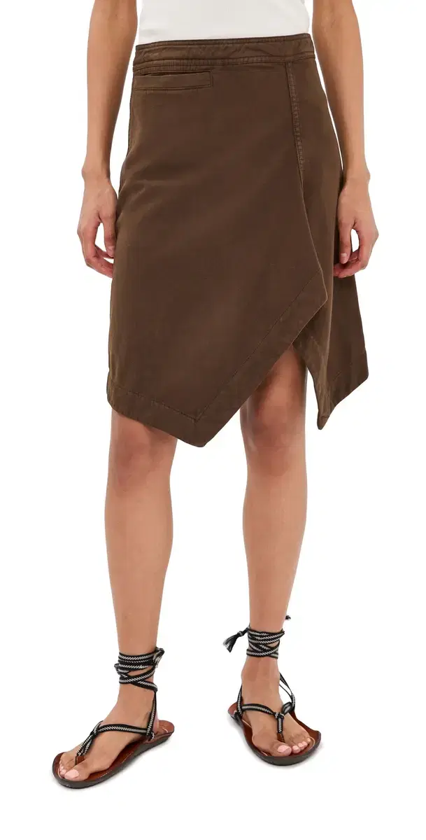 Asymmetric Skirt Cacao