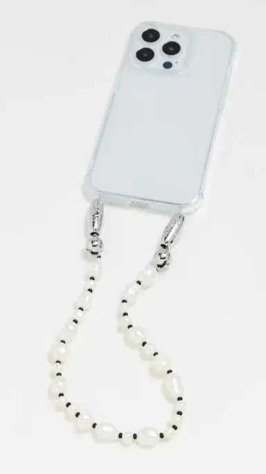 Ossa Multi Pearl Wristlet Pearl/Black One Size | Thumbnail 2