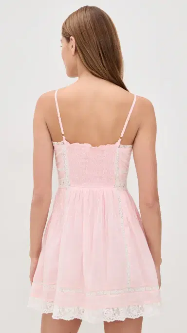 LoveShackFancy Zirelle Dress Pink 8 | Thumbnail 3