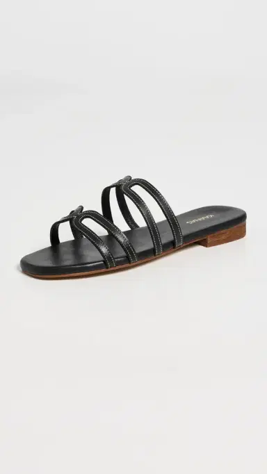 Kaanas Leela Sandals Black 6 | Thumbnail 2 Kaanas Leela Sandals Black 6 | Thumbnail 2