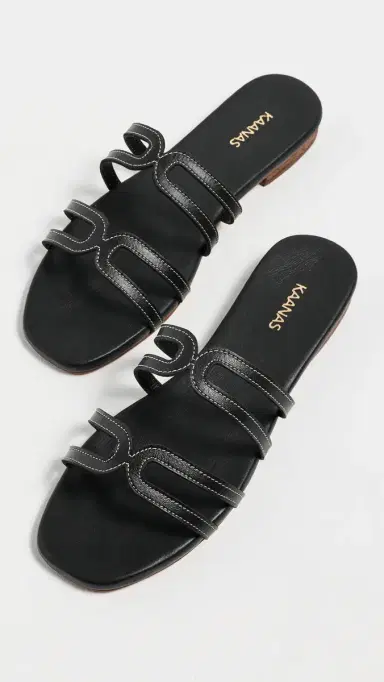 Kaanas Leela Sandals Black 6 | Thumbnail 5 Kaanas Leela Sandals Black 6 | Thumbnail 5
