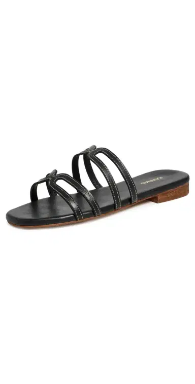 Kaanas Leela Sandals Black 6 | Thumbnail 1 Kaanas Leela Sandals Black 6 | Thumbnail 1
