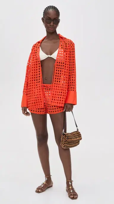 Solid & Striped The Jaclyn Tunic Habanero | Thumbnail 5
