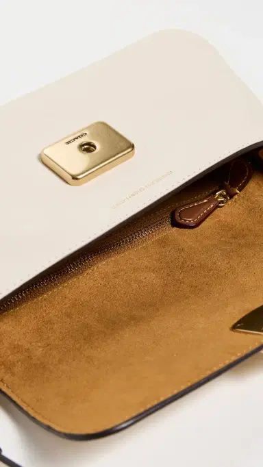 Coach Refined Calf Leather Jet Shoulder Bag Chalk One Size | Thumbnail 6 Coach Refined Calf Leather Jet Shoulder Bag Chalk One Size | Thumbnail 6