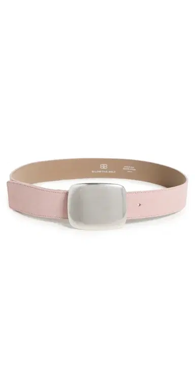 B-Low The Belt Leighton Suede Belt Dusty Rose ilver | Thumbnail 1