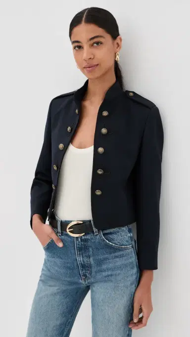 Nili Lotan Betsy Jacket idnight | Thumbnail 2