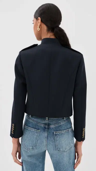 Nili Lotan Betsy Jacket idnight | Thumbnail 3