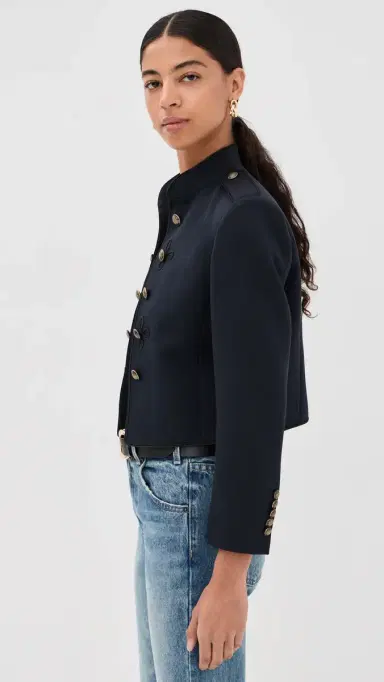 Nili Lotan Betsy Jacket idnight | Thumbnail 4