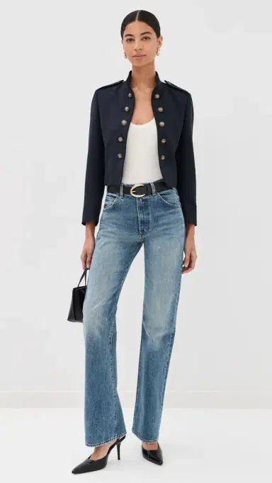 Nili Lotan Betsy Jacket idnight | Thumbnail 5