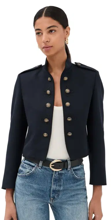 Nili Lotan Betsy Jacket idnight | Thumbnail 1