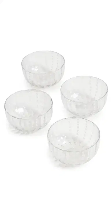 Zafferano Perle Small Bowl Set of 4 Clear One Size | Thumbnail 1