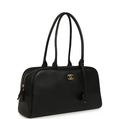 Chanel Chanel Large "Perfect Bowling" Bag Black Gold Hardware | Thumbnail 2 Chanel Chanel Large "Perfect Bowling" Bag Black Gold Hardware | Thumbnail 2