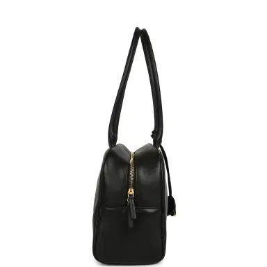 Chanel Chanel Large "Perfect Bowling" Bag Black Gold Hardware | Thumbnail 3 Chanel Chanel Large "Perfect Bowling" Bag Black Gold Hardware | Thumbnail 3