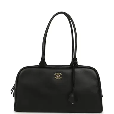 Chanel Chanel Large "Perfect Bowling" Bag Black Gold Hardware | Thumbnail 8 Chanel Chanel Large "Perfect Bowling" Bag Black Gold Hardware | Thumbnail 8