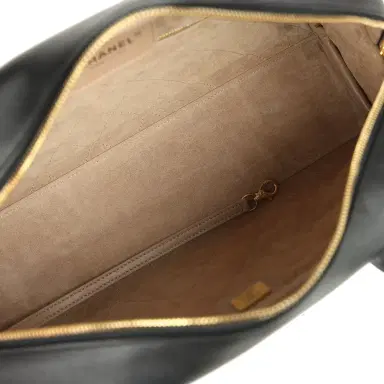 Chanel Chanel Large "Perfect Bowling" Bag Black Gold Hardware | Thumbnail 10 Chanel Chanel Large "Perfect Bowling" Bag Black Gold Hardware | Thumbnail 10
