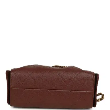 Chanel Chanel Mini 25 Hobo Bag Brown Caviar Antique Gold Hardware | Thumbnail 6 Chanel Chanel Mini 25 Hobo Bag Brown Caviar Antique Gold Hardware | Thumbnail 6