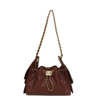 Chanel Chanel Mini 25 Hobo Bag Brown Caviar Antique Gold Hardware | Thumbnail 7 Chanel Chanel Mini 25 Hobo Bag Brown Caviar Antique Gold Hardware | Thumbnail 7
