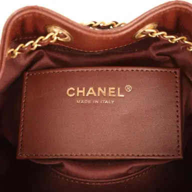Chanel Chanel Mini 25 Hobo Bag Brown Caviar Antique Gold Hardware | Thumbnail 9 Chanel Chanel Mini 25 Hobo Bag Brown Caviar Antique Gold Hardware | Thumbnail 9