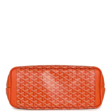 goyard Goyard Goyardine Orange Artois MM Tote Palladium Hardware | Thumbnail 6