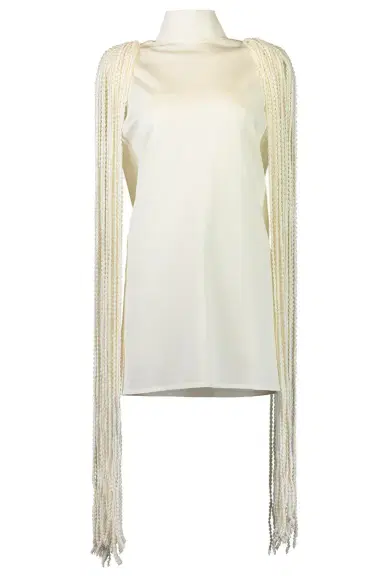 Alaïa Beaded Fringe Mini Dress | Thumbnail 1 Alaïa Beaded Fringe Mini Dress | Thumbnail 1
