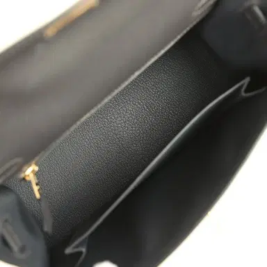 HERMÈS Hermes Kelly Sellier 25 Graphite Epsom Gold Hardware | Thumbnail 8