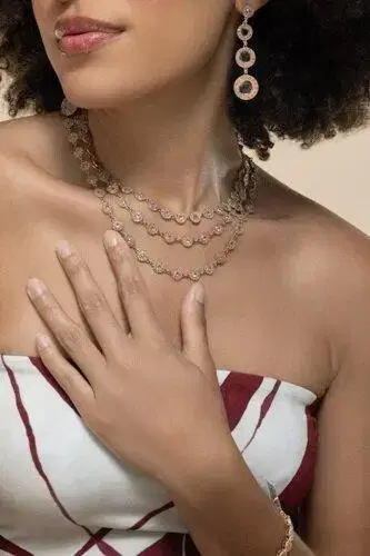 Coomi Diamond Link Opera Necklace | Thumbnail 4