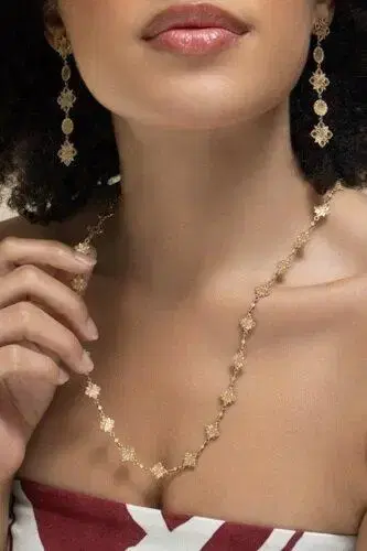Coomi Diamond Motif Trinetra Necklace | Thumbnail 3