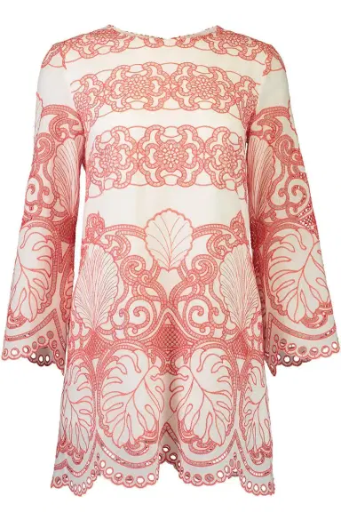 Borgo de Nor Stevie Dress - White Coral | Thumbnail 1