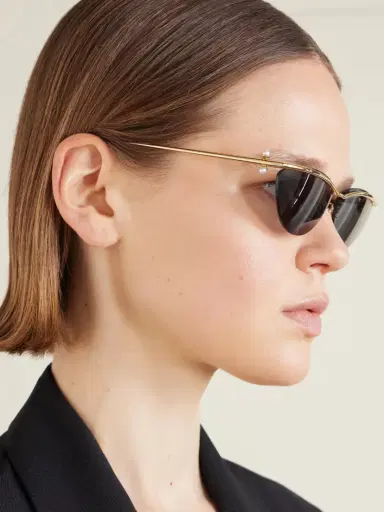 DIOR Eyewear Diortribales B2u Cat-eye Gold-tone Sunglasses | Thumbnail 5